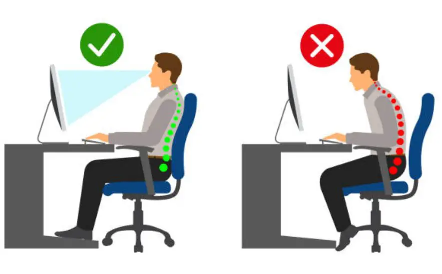 Adjusting The Chair For Proper Posture to Sit Comfortably